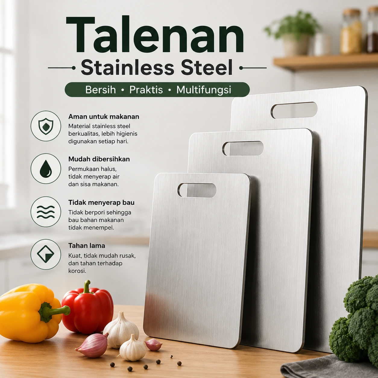Talenan Stainless Steel Multifungsi